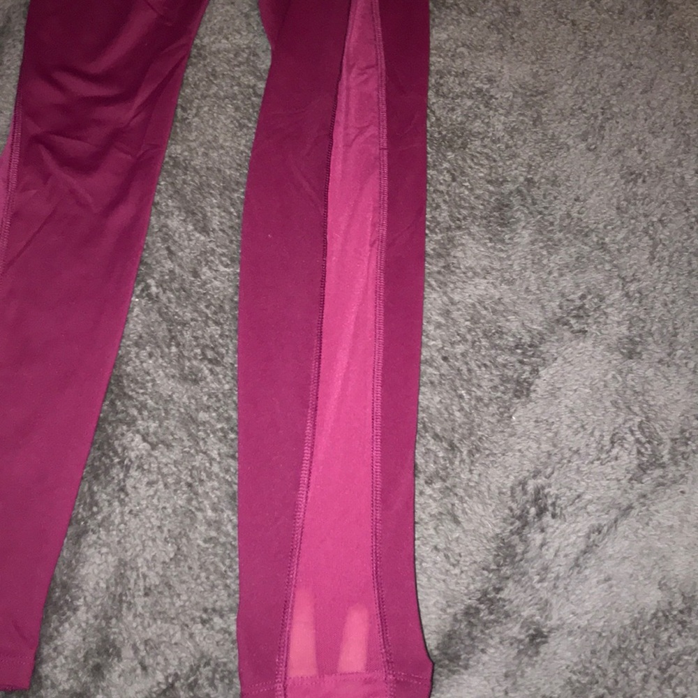 Maroon workout leggings - Picture 4 of 4